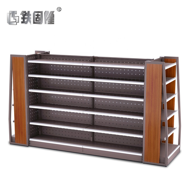 Coffee Color Convenience Store Display Shelves 30kg-50kg for each Layer 900mm Length
