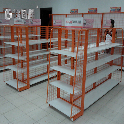 Net Backplane Wire Supermarket Display Shelf 1350mm height For Retail