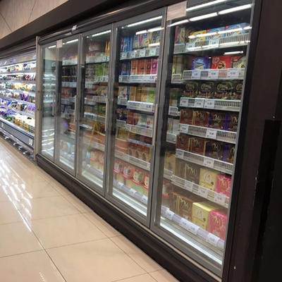Open Glass Door Merchandiser Refrigerator 220v-240v Voltage 2050mm height